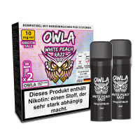 Owl Salt - Owla Pods - White Peach Razz - 2x 2ml