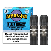Al Massiva - Prefilled Pod - Blue Beast - 2x 2ml - 17mg/ml